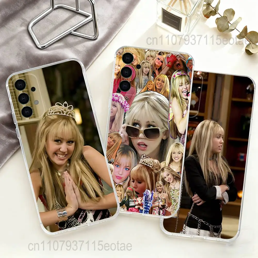 

FUNNY H-HannahS M-Montana Phone case suitable for Samsung S30,S25,S24,S23,S21,S22,S20,S10,5G,FE,lite,PIus,Ultra Transparent