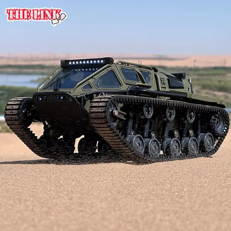 1:16 G2067 LED-Licht Full Scale Raupenpanzer Simulationsmodell Spielzeug 2,4 GHz RC Automodell Drift Fernbedienung Geländewagen Jungen