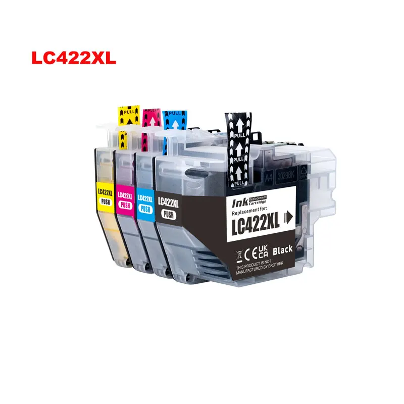 Compatible LC422 Ink Cartridge For Brother LC422 LC422XL  MFC-J5340DW MFC-J5345DW MFC-J5740DW MFC-J6540DW MFC-J6940DW Printer