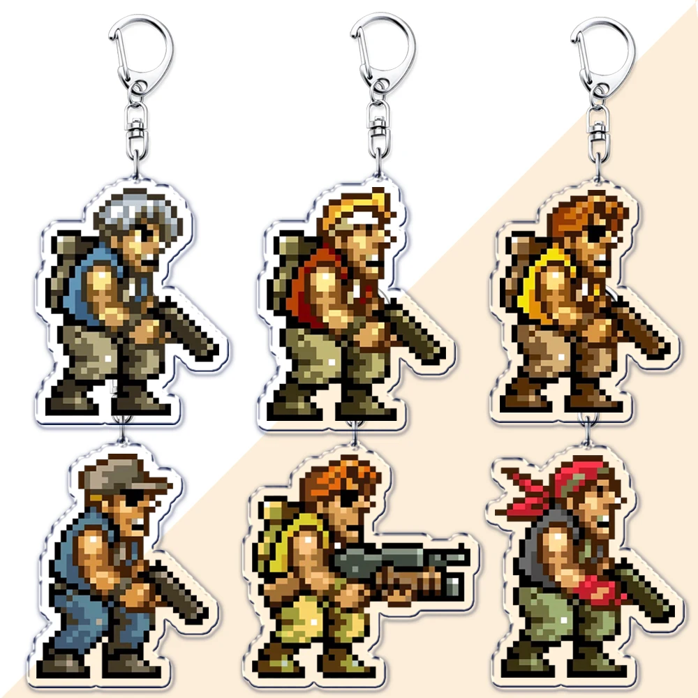 Llaveros de videojuegos populares para bolsa de accesorios Marco Rossi Fio Germi Eri Kasamoto llaveros joyería Fans jugadores regalos de juegos
