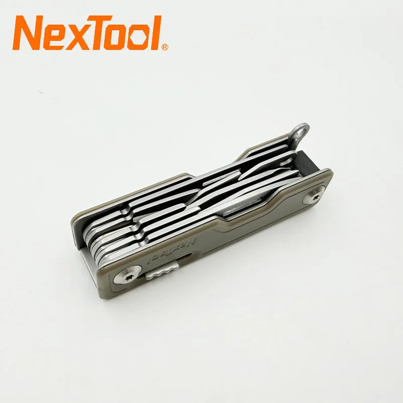 NexTool 10 in 1 EDC Keychain Multitool Multifunctional Unpack Knife Scissors Screwdriver Portable Outdoor Camping Tool
