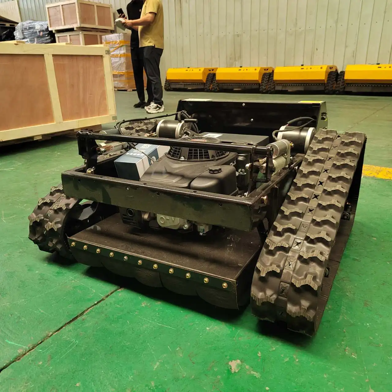 Free Delivery Autonomous Four-Stroke 125cc Industrial Grade Zero-Turn Lawn Mower 24V Autonomous Garden Equipment