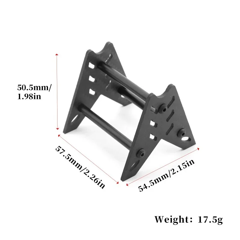 Soporte de trabajo de fibra de carbono para coche teledirigido, plataforma de estación de trabajo de reparación, Jack, soporte de exhibición para SCX24, TRX4M, FCX24, AX24, 1/18, 1/24