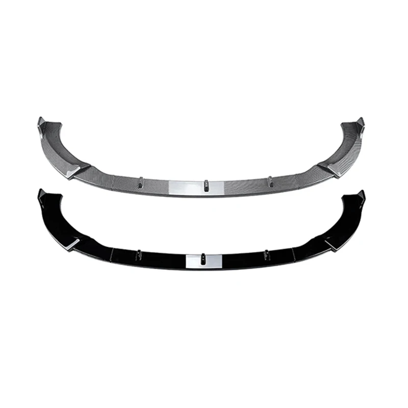 For Mercedes Benz CLS C257 Facelift AMG Line 2022+ High Quality ABS Front Spoiler Bumper Lip Glossy Black Or Carbon Fiber Look