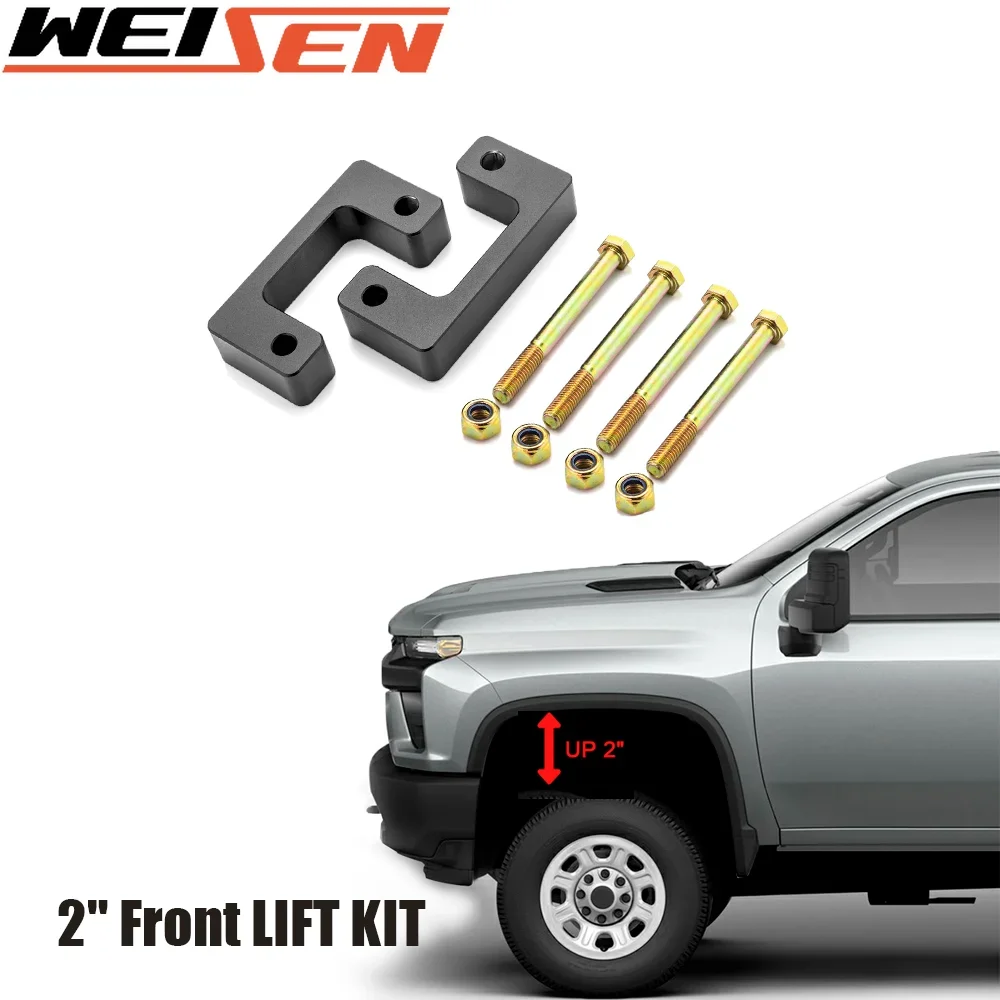 

2" Car Front Leveling Lift Kit Suspension Lift Spacer For Chevy Silverado /GMC Yukon Sierra GM 1500 LM Tahoe 2WD/4WD 2007-2024