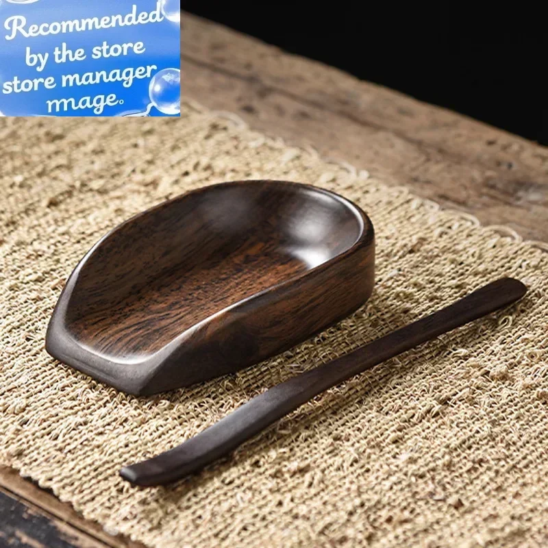

Blackwood Tea Spoon Solid Wood Kung Fu Tea Ceremony Six Items Accessories Tea Shovel