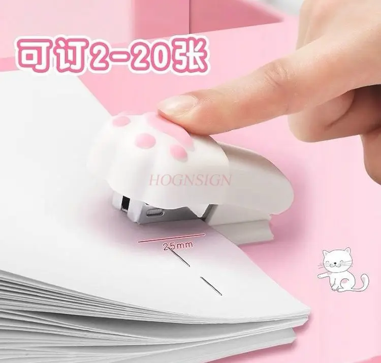 

Cat Claw Mini Stapler, Cute Student Stapler, Small Stapler, Effortless Type