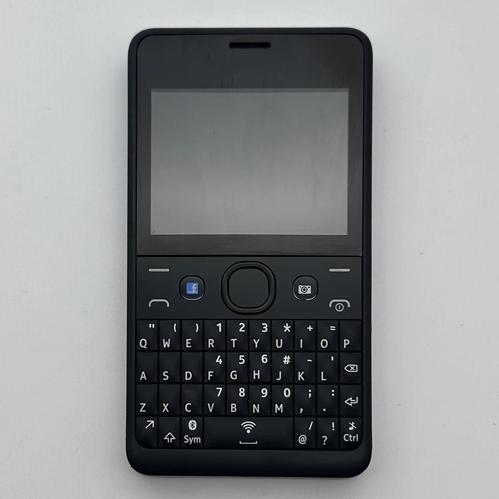 هاتف محمول Asha 210 ثنائي الشريحة GSM 2G QWERTY لوحة مفاتيح بلوتوث واي فاي هاتف محمول غير مقفول. صنع في عام 2013