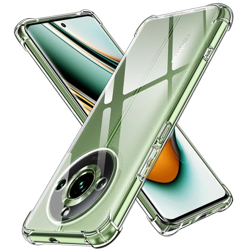 Airbag Case for Realme 11 Pro Plus Soft Clear Shockproof Silicone Phone Cases Realme11 11Pro+ Case Realmi 11 Pro 5G Cover
