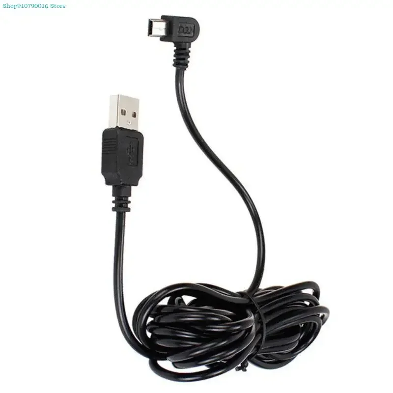 New Car Driving Recorder 3.5M USB Charging Power Cord,3.5M USB -A Charging Cable To Mini 5 Pin For GPS