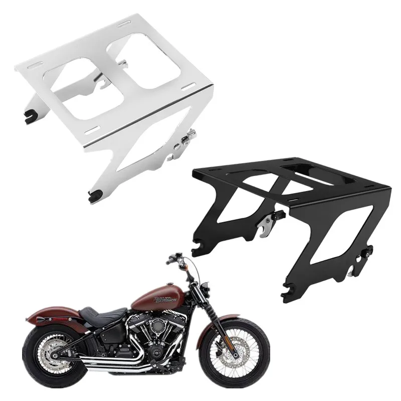 Motorcycle Detachable Luggage Mount Rack For Harley Softail FLSL FXBB FXST 2018-2022