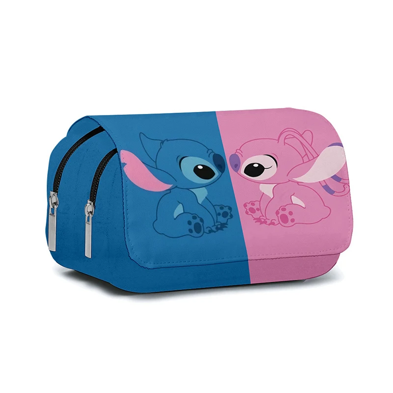 Stitch Large Pencil Case Anime Stitch Kulomi Cosmetic Bags matite scolastiche borsa Pen Case forniture cancelleria regalo per studenti