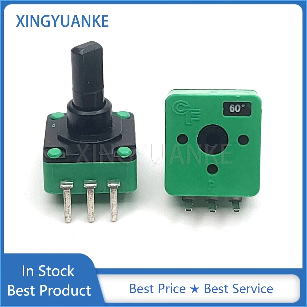 2PCS R0909N B5K แนวตั้ง Potentiometer เดี่ยว 60 80 90 220 240 องศา B502 5-Pin Handle ความยาว 10 มม.