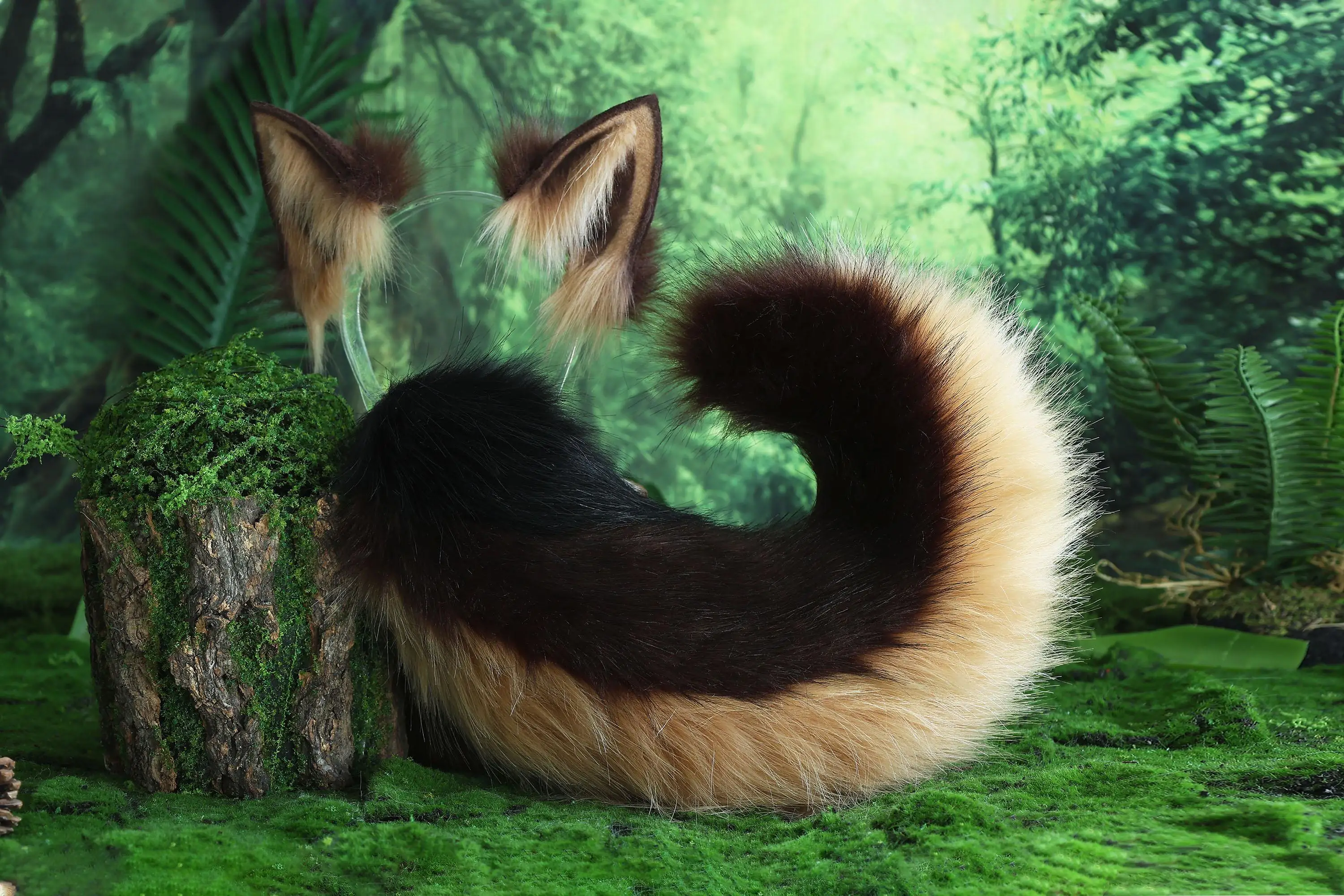 Husky Ears and Tail Set, Puppy Ears and Tail Set, Animal Cosplay, Puppy Cosplay, Pet Cosplay, Dog Ears and Tail Set 2