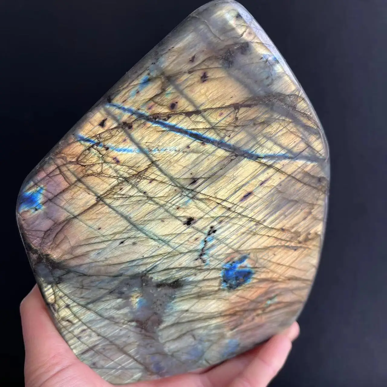Natural Crystal Labradorite Flash Natural Quartz Free Form Home Decoration Mineral Gemstones Minerals Sphere Spiritual