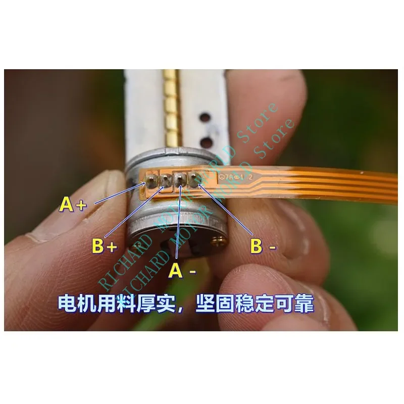 10PCS ญี่ปุ่นนําเข้า 15MM 2 เฟส 4 สาย Micro Stepper Motor พร้อมสกรู