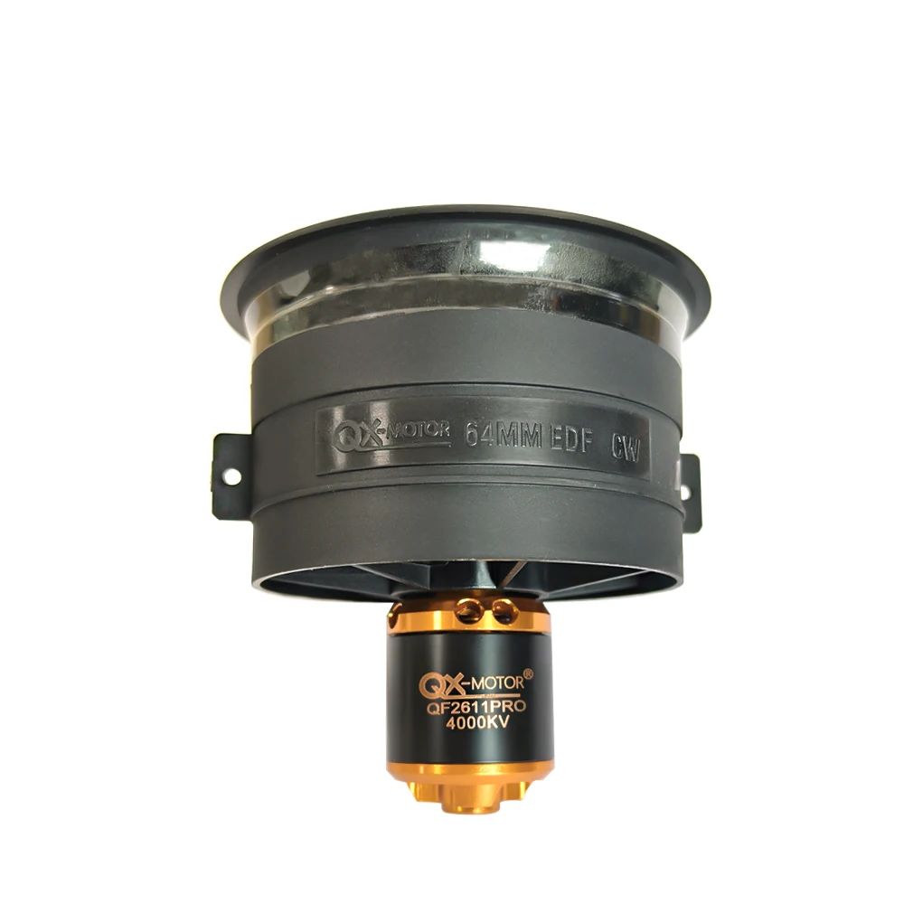وحدة QX-MOTOR 64mm 5Blade EDF مع محرك QF2611PRO بدون فرشاة 40A 60A ESC لطائرة هليكوبتر RC بدون طيار