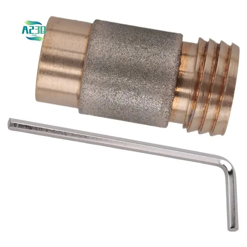 A23Q-5/8 Inch Grinding Head Helix Copper Bit Grinding And Polishing Glass Ceramics Helix Copper Bit MCBL