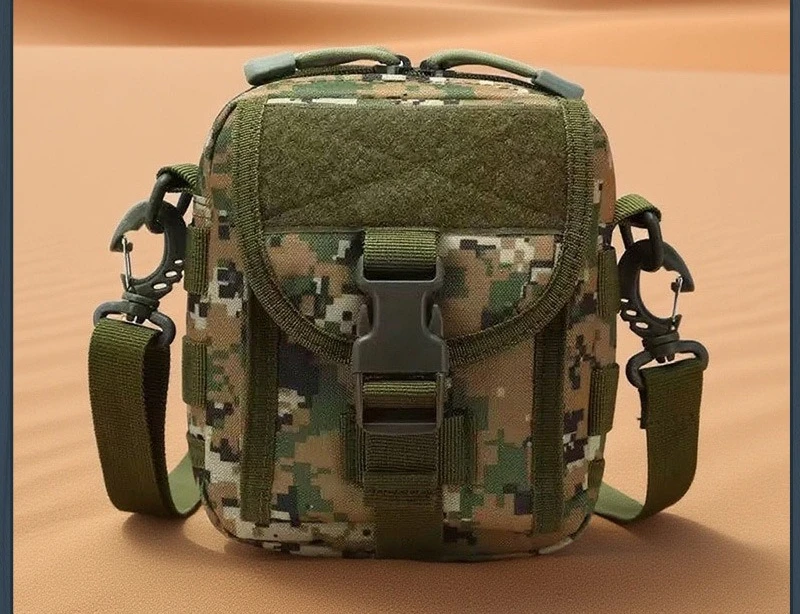 

Outdoor Tactical Shoulder Bag Sports Cycling Multifunctional Leisure Shoulder Bag Camouflage Tactical Oxford Cloth