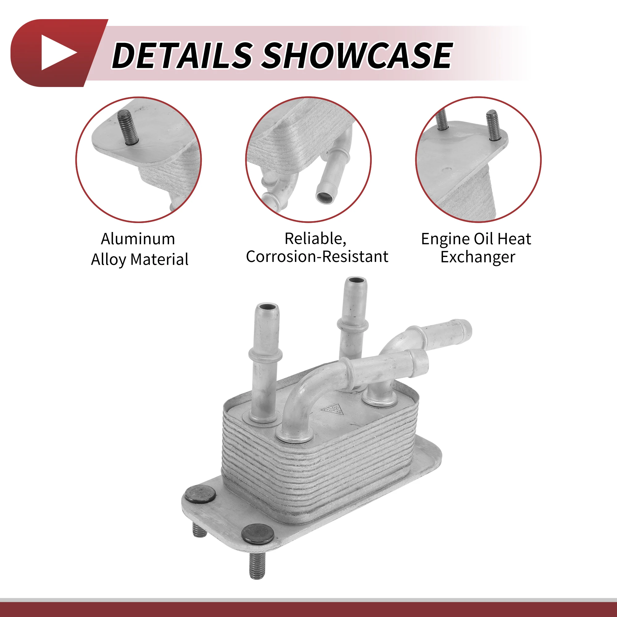 

Масляный радиатор двигателя UXCELL для Ford F-250 Super Duty V8 6,7 л 2011-2016, номер BC3Z9N103A, алюминиевый сплав, 1 шт., автомобиль