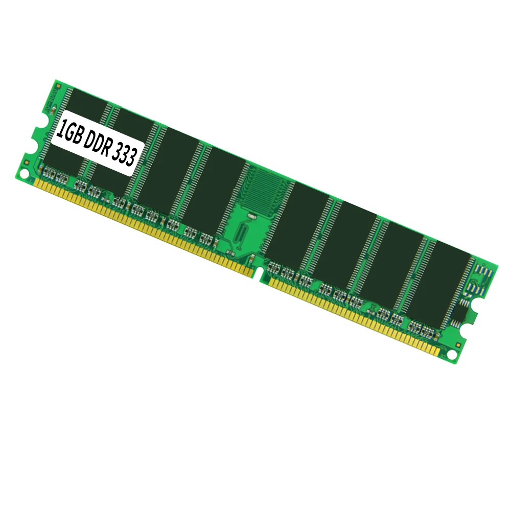 For Desktop Computer Memoria Module PC Memory Ram PC2700 DDR 333MHz 2.5V 184PIN DDR1 1GB DIMM Non-ECC Desktop Compatible Memory