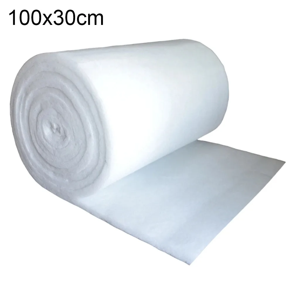 1Pcs 30x100cm Sound Absorbing Cotton Flame Retardant Polyester Fiber Wool Acoustic Foam Material Sound Insulation