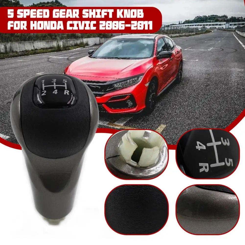 

Gear Shift Lever Sturdy Anti-scratch Fine Workmanship 5 Speed Gear Shift Knob Shifter Lever