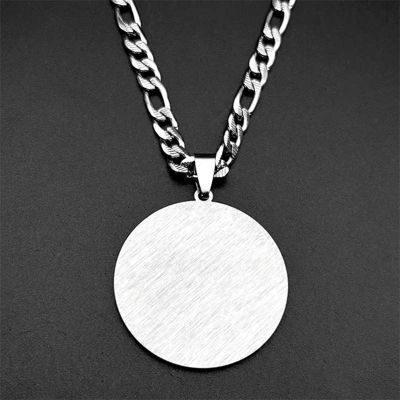 الإسلامية مسلم الله القرآن وسام قلادة قلادة للنساء الرجال الفولاذ المقاوم للصدأ الذهب اللون العربية الهيب هوب سلسلة تميمة المجوهرات #2