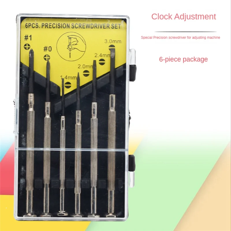 Clock Batch Batch Set Screwdriver Screwdriver Batch Batch Set 6 Sets of Clock Batch