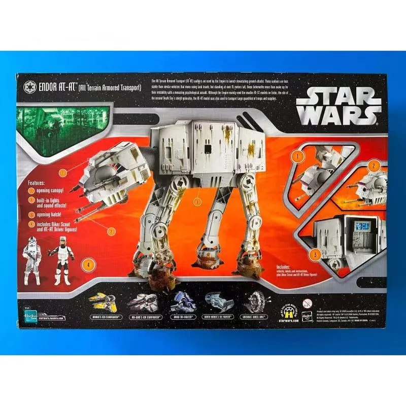 

Original Hasbro Star Wars INCLUDES BIKER SCOUT and AT-AT DRIVERI Anime Figure Toys Collection Gifts