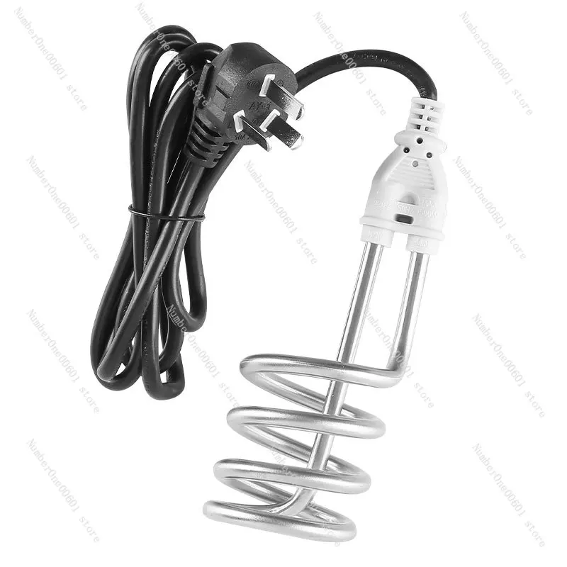 Stainless Steel Heating Element Electric Immersion Water Heater 1200W-2200W for Bath Water Heating Rod Replacement Part