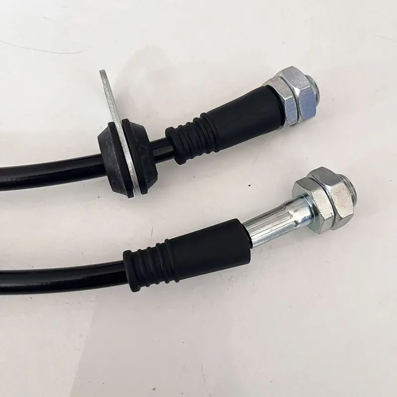 Automotive Aeronautical Hydraulic Front Rear Brake Hose AN3 PTFE Car Stainless Steel Braided Brake Clutch Pipe Line N10X1 Female view 4