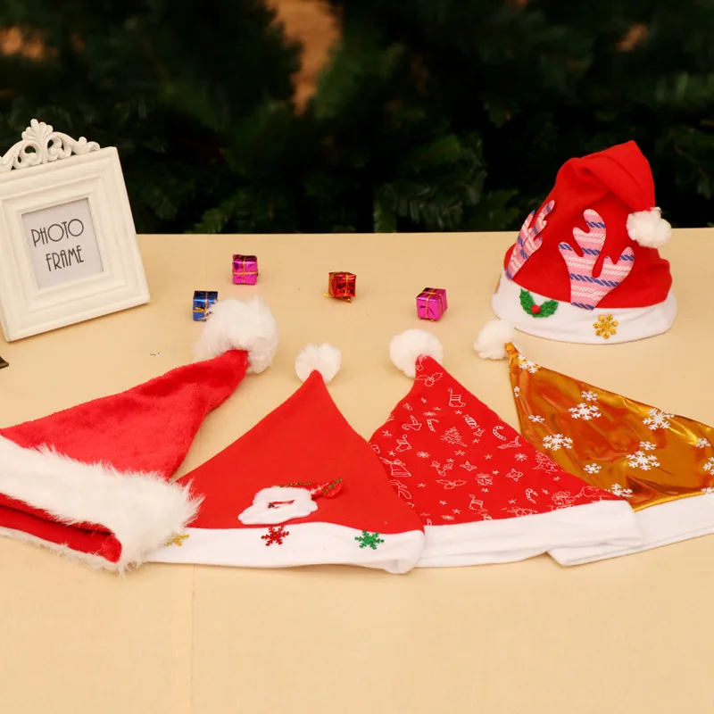 

20250Christmas Hat Toddler First Christmas Santa Hat New Year Christmas Party Clothing Accessories Dress-Up Decoration Prop