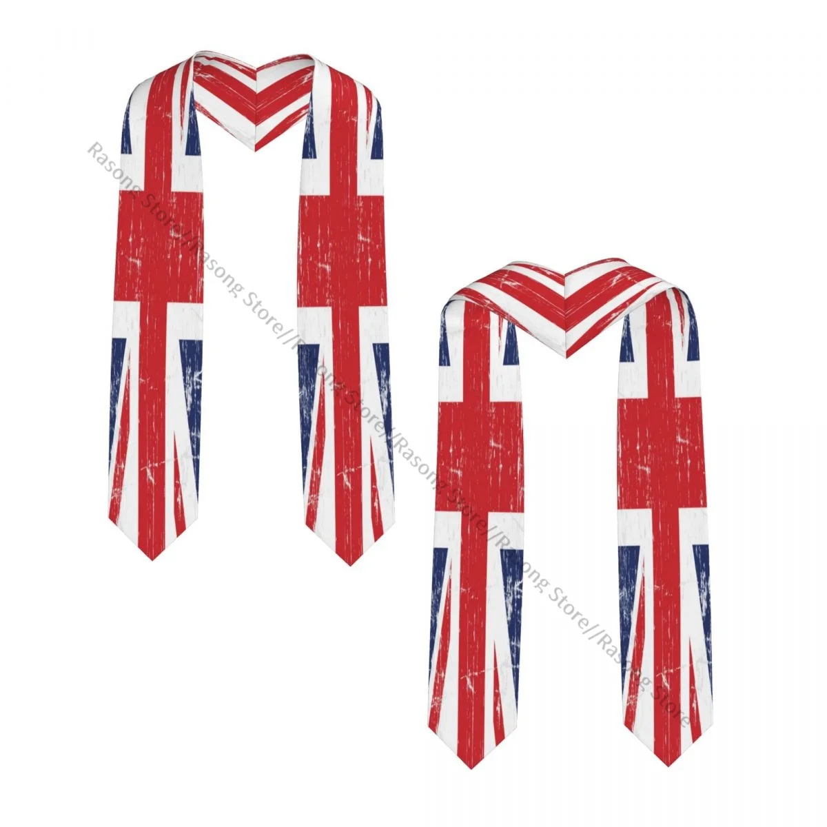 Union Jack British Flag Unisex Adult Graduation Stole Shawl for Academic Commencements Celebration Uniform