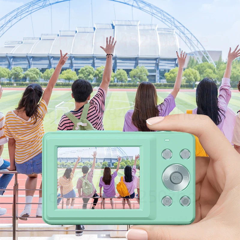 HD 1080P 2.4 بوصة كاميرا رقمية صغيرة قابلة للشحن مسجل فيديو 16x التكبير المدمجة 44MP كاميرات للأطفال المبتدئين كاميرا الهدايا