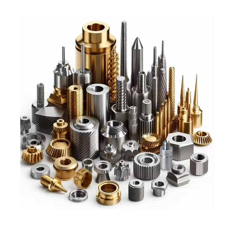 Custom 5 Axis CNC Machining Services Brass Cnc Turned Milling Machining Part