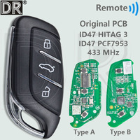DR Original CPB ID47 HITAG3 PCF7953 Or A1X05 Chip 433MHz Proximity Car Remote Control Smart Key For MG MG4 MG5 MG6 ZS EV HS