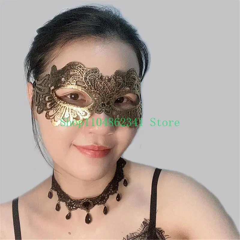 Venetians Mask Ball Prom Mask Women Lace Eye Mask Half Face Mask Party Mask Masquerade Mask for Halloween Carnival Party