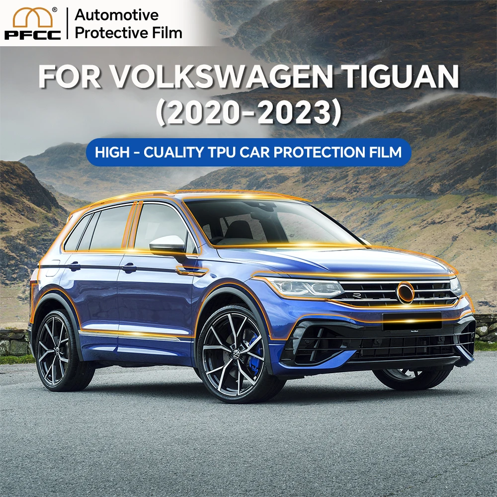

PPF For VOLKSWAGEN TIGUAN 2022 2023 2024 TPU Transparent Body Accessories Styling Pre-Cut Paint Protection Film Car Clear Kit