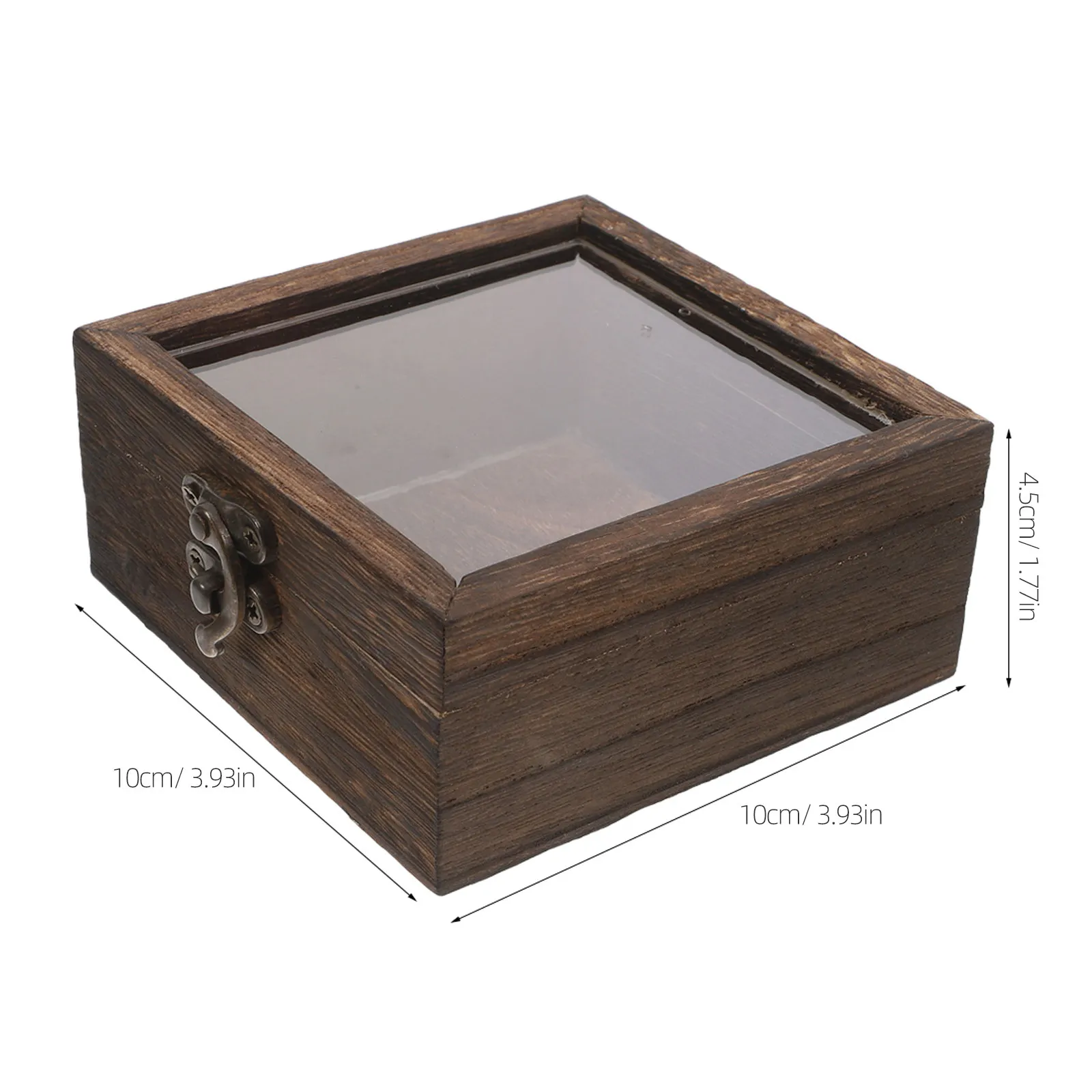 Elegant Wooden Shadow Box Display Case Flip Lid for Insect Specimens Butterfly Collections Dried Flowers Keepsakes Memory