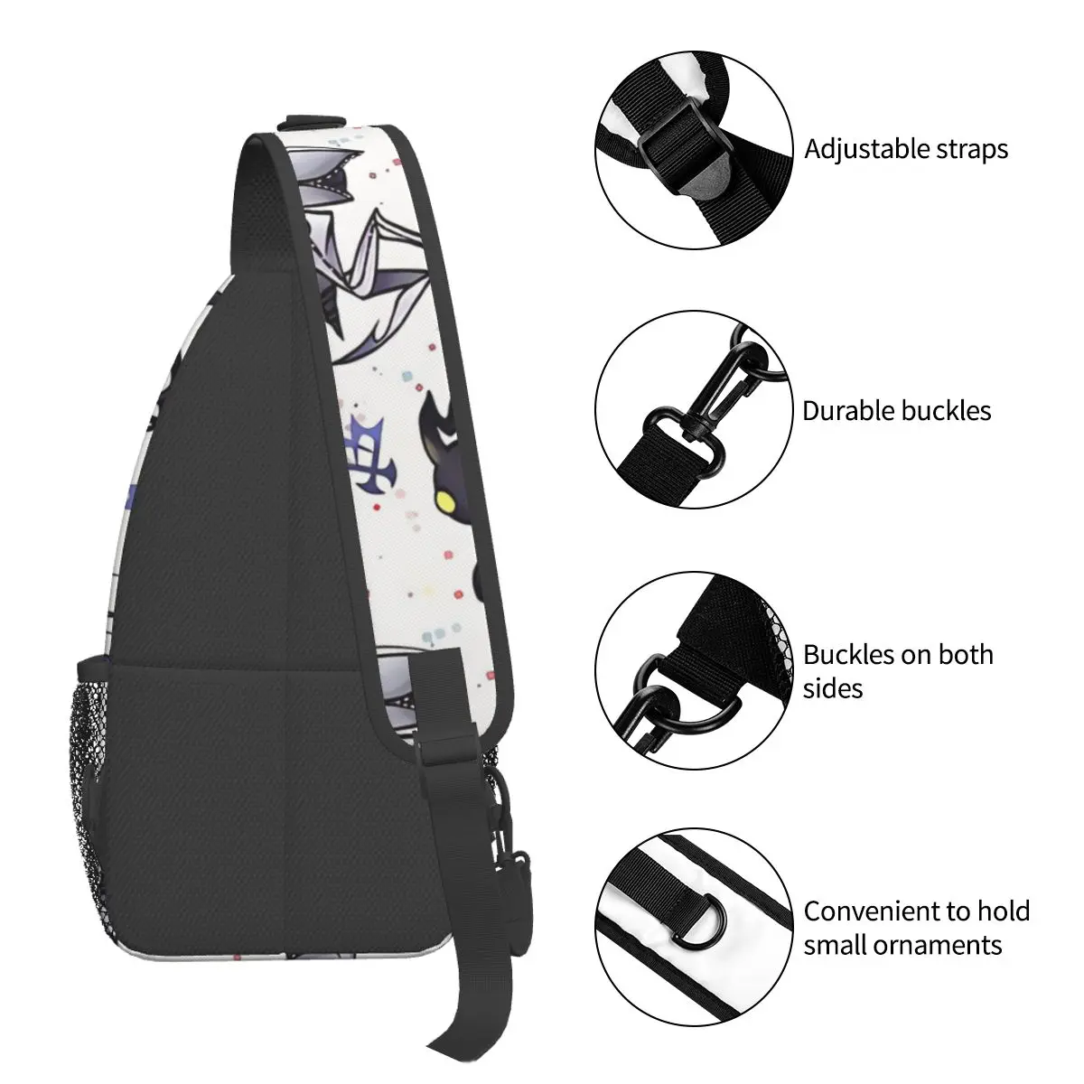 Kingdom Hearts Vijanden Crossbody Borst Tassen Zakken Travel Pack Messenger Sport Tieners Schoudertas Unisex