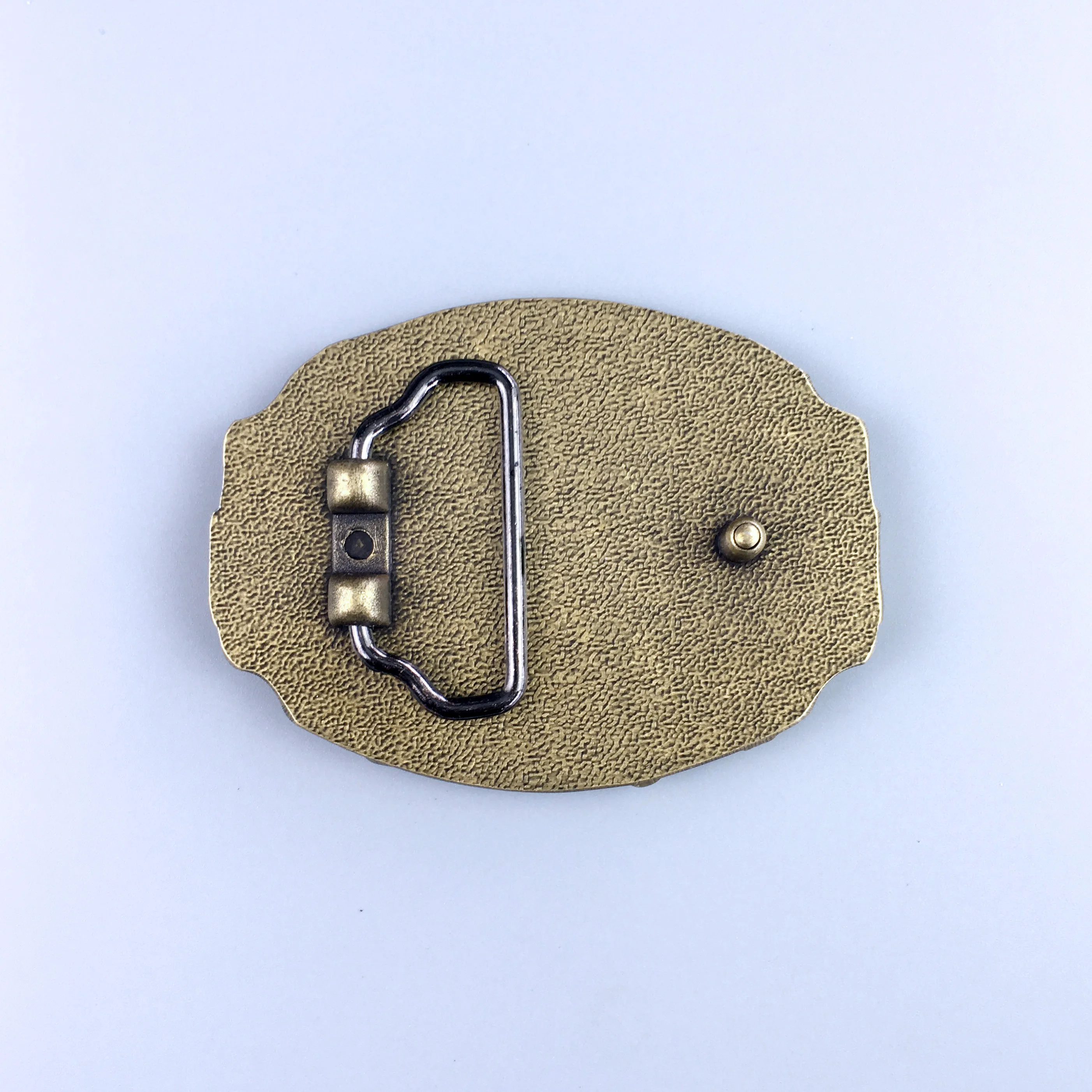 Vintage Bronze Plated Electrician Trades Tradesman Belt Buckle Hebilla BUCKLE-WT124AB