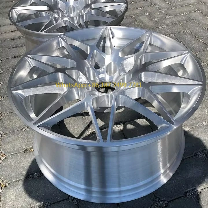 

Forged Wheel Brushed with Spokes Hollow Out Holes Monoblock Y Spoke 5x112 5x120 5x114.3 Racingr Car Wheels 18 19 20 21 22 Inch