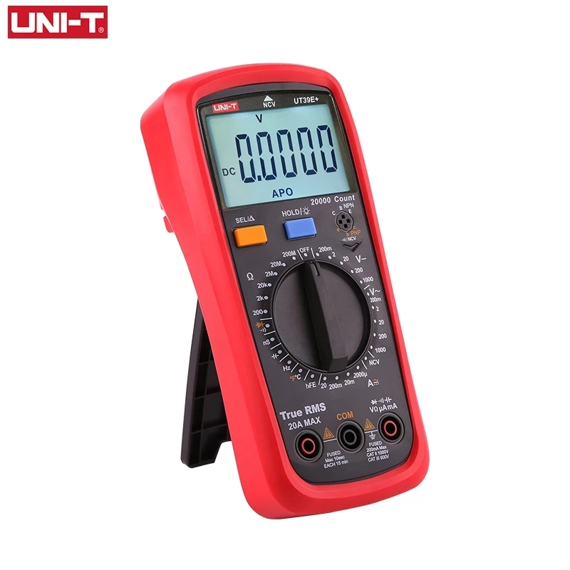 UNI-T UT39A Plus UT39C Plus UT39E Plus True RMS دليل المدى شاشة ديجيتال المتعدد NVC 20A 1000 فولت التيار المتناوب تيار مستمر اختبار السعة