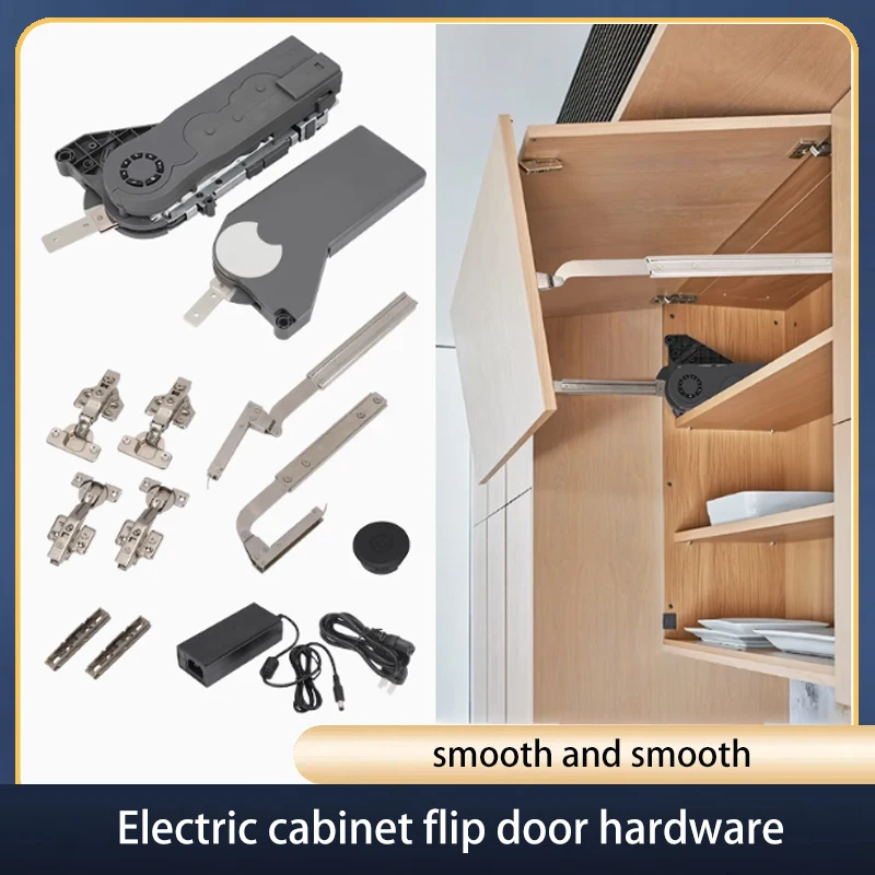 

SSOUIM Electric Double Door Up Flip Folding Cabinet Hydraulic Buffer Damping Hinge With Automatic Opening And Soft Close