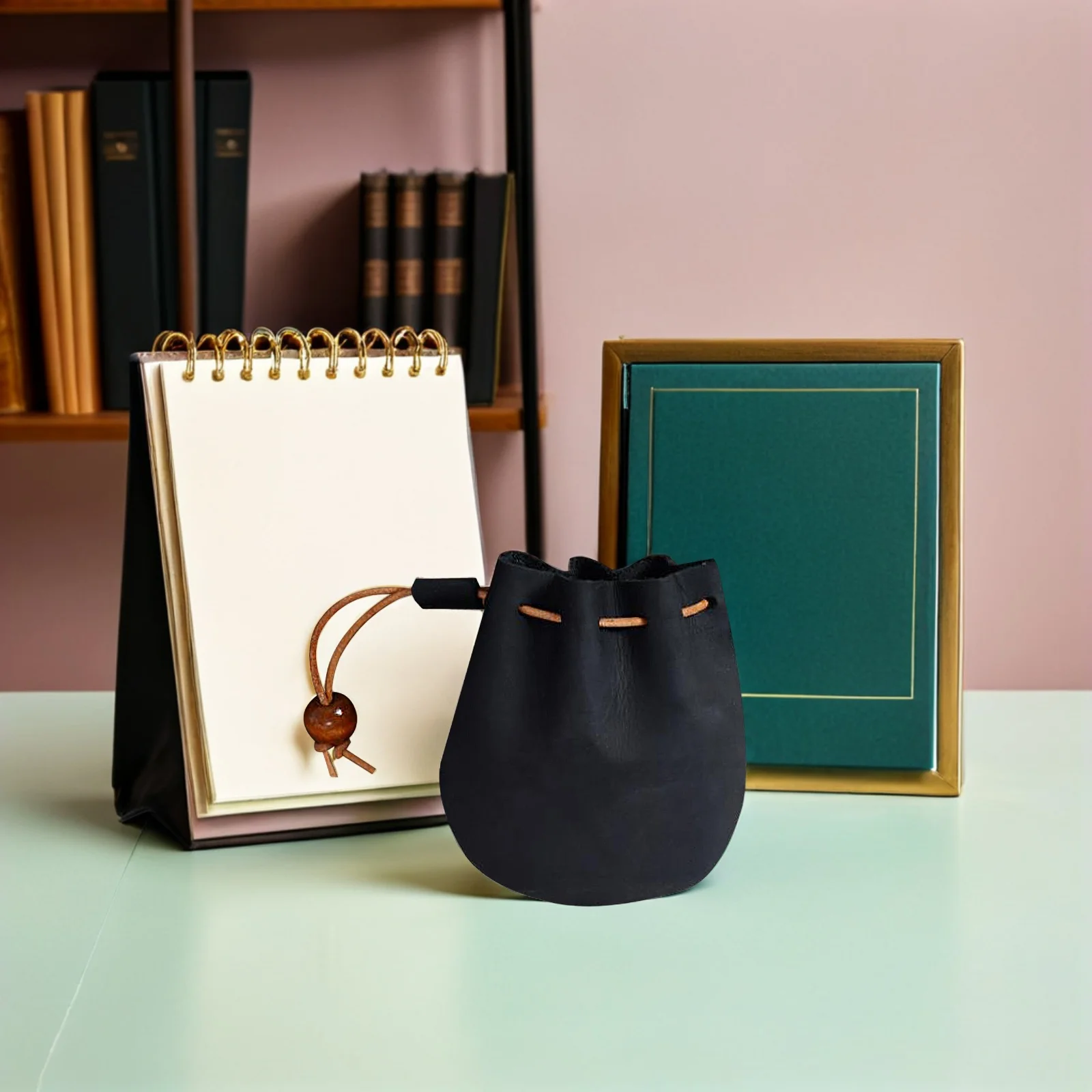 

Compact Retro Pouch Coin Purse for Women Men Minimalist Small Wallet Portable Key Organizer Multifunctional