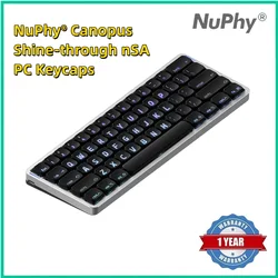 NuPhy Canopus Keycaps nSA profile Shine-through nSA PC Black Suitable for AIR75/AIR96/AIR60/Air60 HE / Nos75