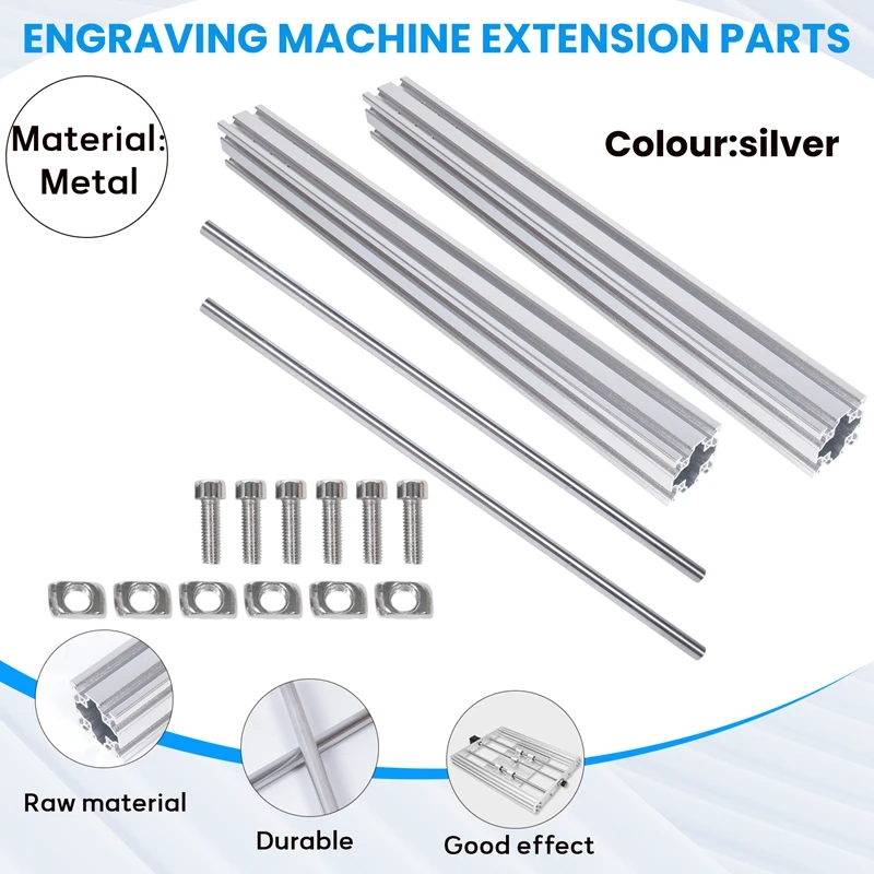 

Engraving Machine Extension Parts CNC 3018 Extension Kit Upgrade Kit 3018 to 3040 Compatible