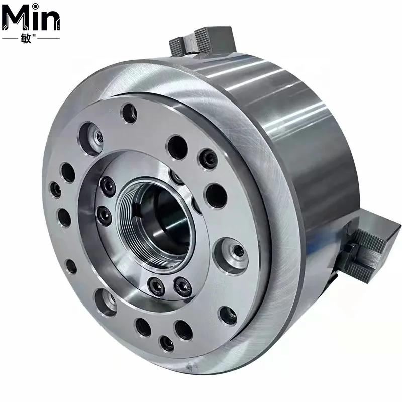 8 Inch 3 Jaw Through-hole Pneumatic Hydraulic Chuck SB-3K08 for CNC Lathe Hydraulic Machine