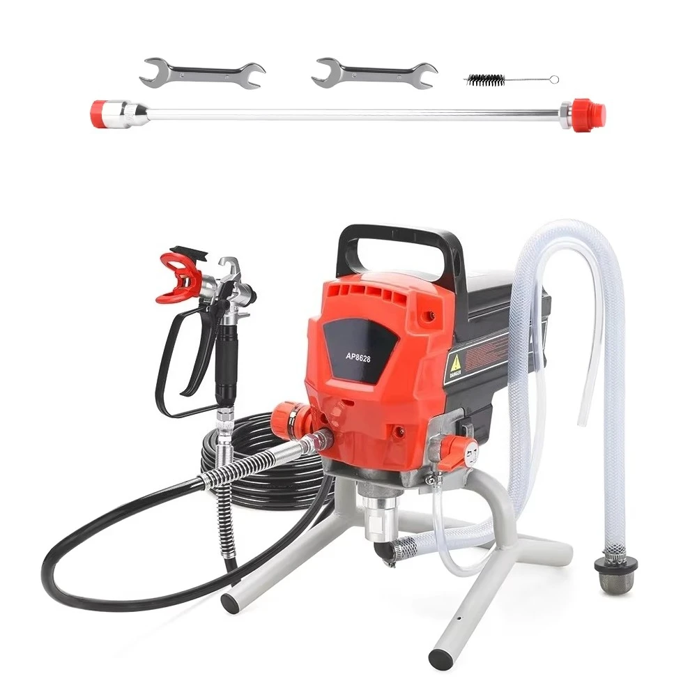 Electric Airless Paint Sprayer, 220V Pressure Feed, DIY Painting Tool, High Efficiency Spray Gun, Home Decor Equipment